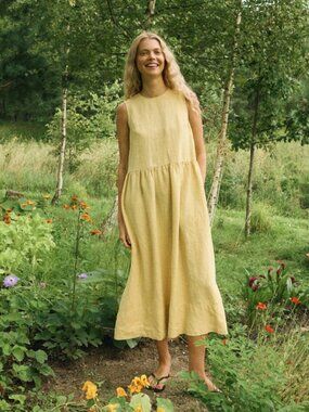 Linenfox Ieva Smock Dress